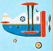 click here to view larger image of Aeroplane (hand painted canvases)