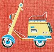 click here to view larger image of Vespa (hand painted canvases)