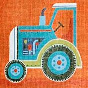click here to view larger image of Tractor (hand painted canvases)