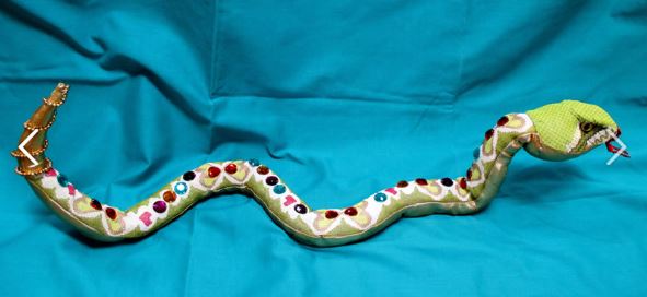click here to view larger image of Slither (hand painted canvases)