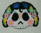 click here to view larger image of Sugar Skull Mask - Juanita (hand painted canvases)
