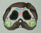 click here to view larger image of Sugar Skull Mask - Antonio (hand painted canvases)