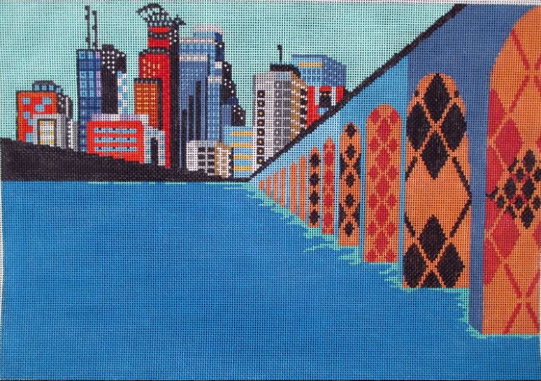 click here to view larger image of Minneapolis (hand painted canvases)