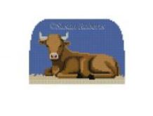 click here to view larger image of Nativity Cow (hand painted canvases)