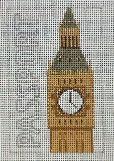click here to view larger image of Passport Cover - Big Ben (hand painted canvases)