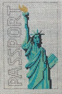click here to view larger image of Passport Cover - Statue of Liberty (hand painted canvases)