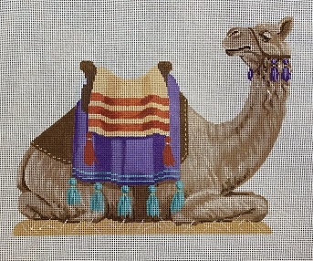 click here to view larger image of Nativity Camel (hand painted canvases)