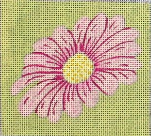 click here to view larger image of Daisy Coaster (hand painted canvases)