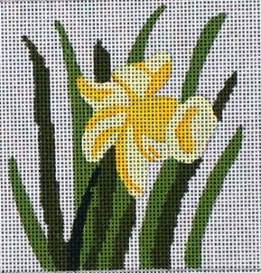 click here to view larger image of Daffodil Coaster (hand painted canvases)