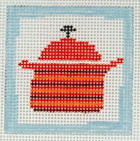 click here to view larger image of First Stitch Kit - Big Pot (needlepoint kits)