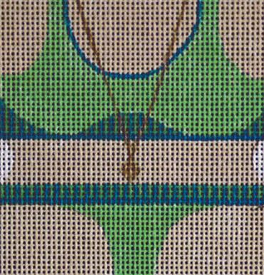 click here to view larger image of Ribbed Band Bikini (hand painted canvases)