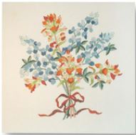 click here to view larger image of Bluebonnet w/Paintbrush (hand painted canvases)