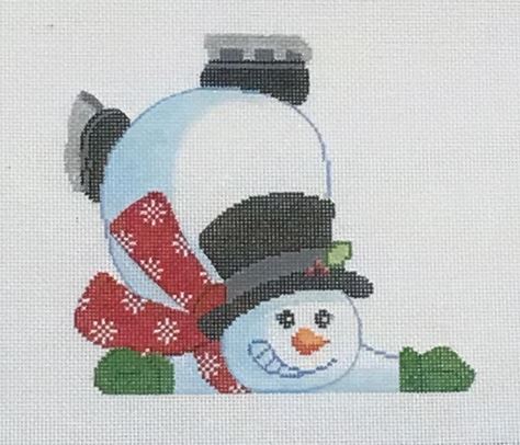 click here to view larger image of Tumbling Snowman 1 (hand painted canvases)
