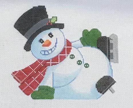click here to view larger image of Tumbling Snowman 2 (hand painted canvases)