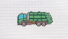 click here to view larger image of Trash Truck (hand painted canvases)