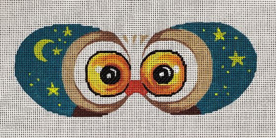click here to view larger image of Owl Eye Mask (hand painted canvases)