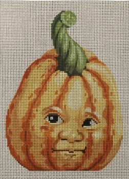 click here to view larger image of Pumpkin Face 3 (hand painted canvases)