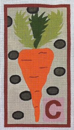 click here to view larger image of Carrot (hand painted canvases)