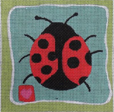 click here to view larger image of Ladybug (hand painted canvases)