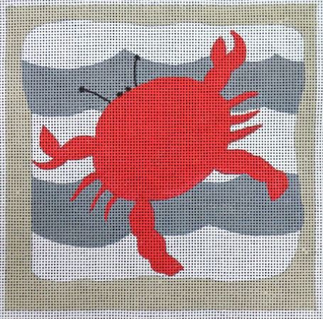 click here to view larger image of Crab  (hand painted canvases)