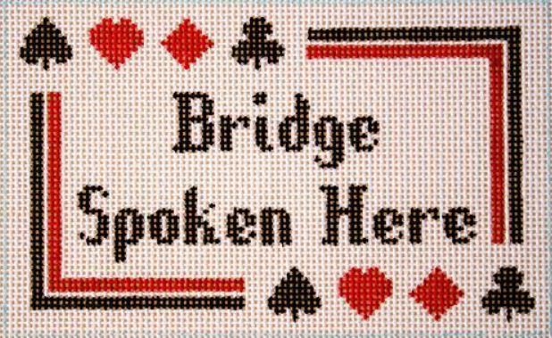 click here to view larger image of Bridge Spoken Here (hand painted canvases)
