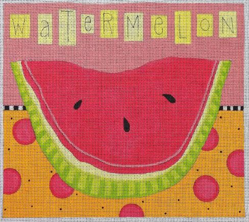 click here to view larger image of Watermelon (hand painted canvases)