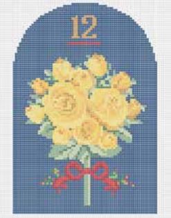click here to view larger image of Twelve Yellow Roses Growing  (hand painted canvases)