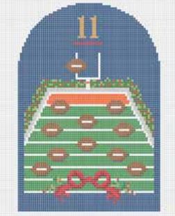 click here to view larger image of Eleven Footballs Flying (hand painted canvases)