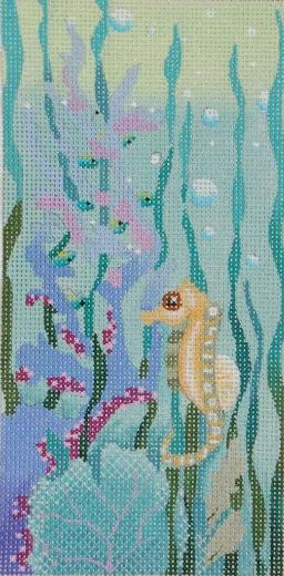 click here to view larger image of Seahorse Underworld (hand painted canvases)