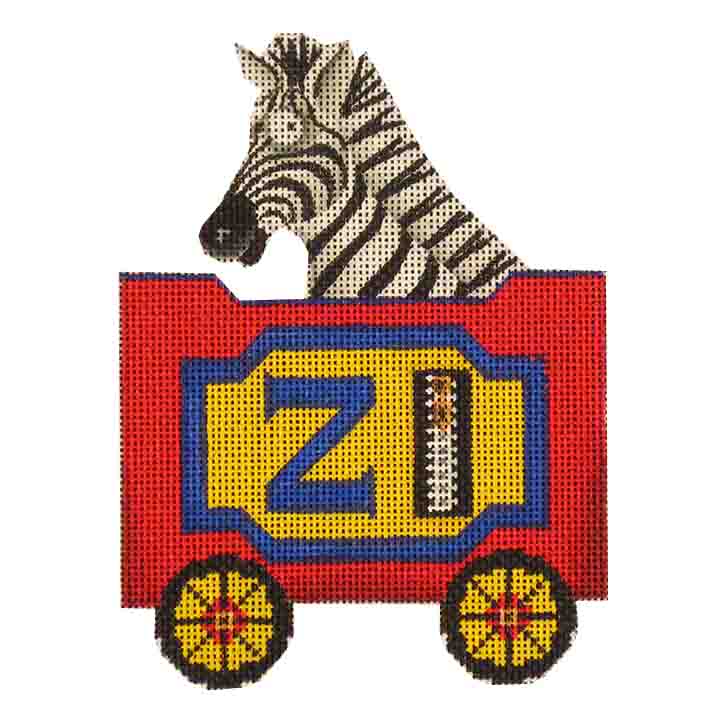 click here to view larger image of Train Letter - Z (hand painted canvases)