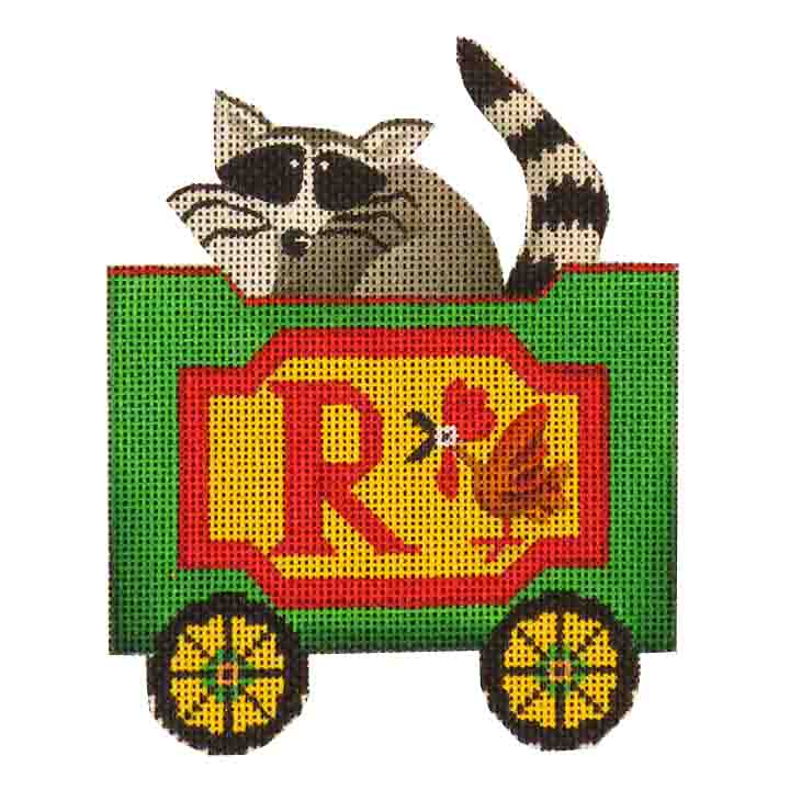 click here to view larger image of Train Letter - R (hand painted canvases)