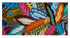 click here to view larger image of Feather Overlay (hand painted canvases)