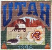 click here to view larger image of Postcard - Utah (hand painted canvases)
