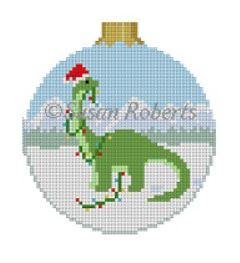 click here to view larger image of Dinosaur In Lights  (hand painted canvases)