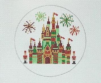 click here to view larger image of Holiday Castle w/Toy Soldiers (hand painted canvases)