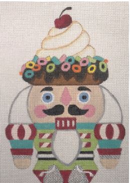 click here to view larger image of Sweet Treat Nutcracker (hand painted canvases)