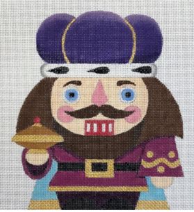 click here to view larger image of Wise Man 2 Nutcracker (hand painted canvases)