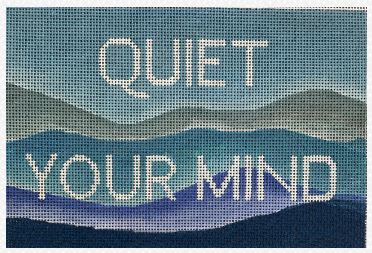 click here to view larger image of Quiet Your Mind (hand painted canvases)