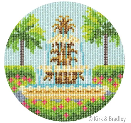 click here to view larger image of Pineapple Fountain (printed canvas)