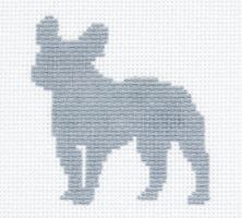 click here to view larger image of Frenchie/French Bulldog Silhouette (hand painted canvases)