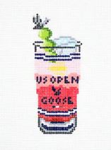 click here to view larger image of US Tennis Competition Cocktail (Honey Deuce) (hand painted canvases)