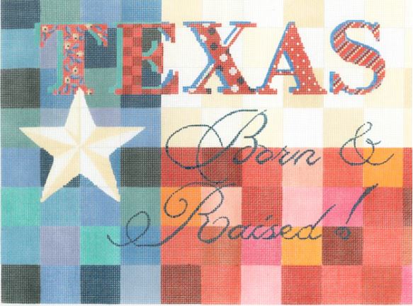 click here to view larger image of Texas Born and Raised (hand painted canvases)