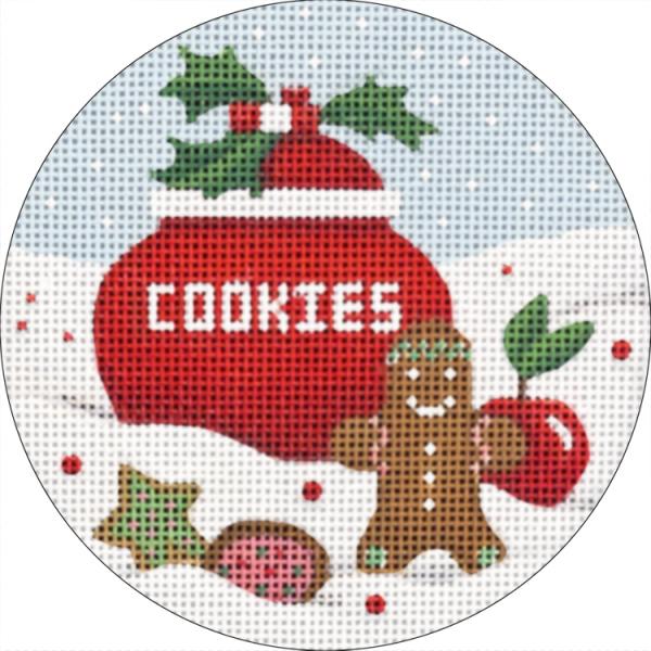 click here to view larger image of Cookie Jar Ornament (hand painted canvases)