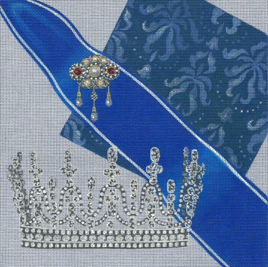 click here to view larger image of Crown Jewels - Princess Royal  (hand painted canvases)