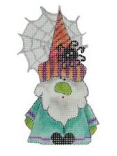 click here to view larger image of Gnome w/Spider (hand painted canvases)