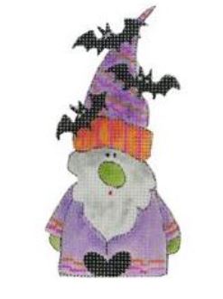 click here to view larger image of Gnome w/Bats (hand painted canvases)