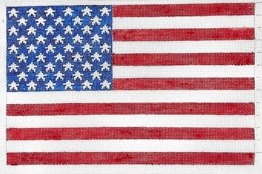 click here to view larger image of American Flag w/SG (hand painted canvases)