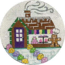 click here to view larger image of Gingerbread Chef House (hand painted canvases)