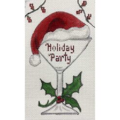 click here to view larger image of Holiday Drink Cocktail (hand painted canvases)