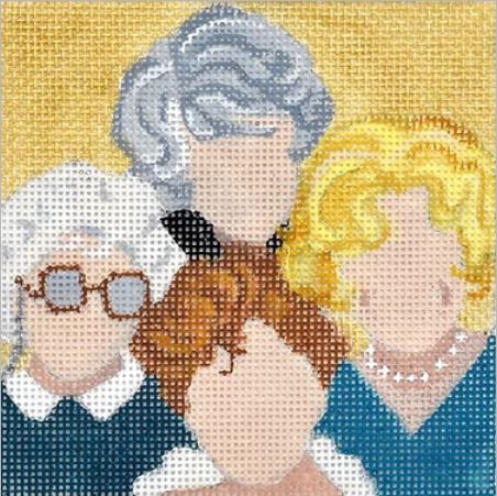 click here to view larger image of Golden Girls (hand painted canvases)